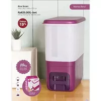 TUPPERWARE Tupperware rice smart tempat beras 10kg promo [A08]