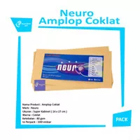 HOT PROMO!!! Amplop Coklat Ukuran Super Cabinet Neuro ( 14 x27 cm )