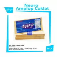 HOT PROMO!!! Amplop Coklat Ukuran Cabinet Neuro ( 11 x 24 cm )