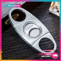 Cohiba Pemotong Cerutu Cigar Cutter Double Blade Stainless Steel