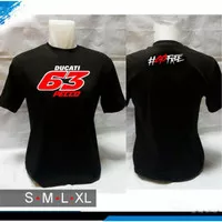 BAJU T-SHIRT MOTO GP PECO 63 BAGNAIA DUCATI KAOS MOTOGP BAGNAIA PECCO