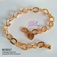 gelang tangan wanita rantai fashion xuping perhiasan lapis emas 18k