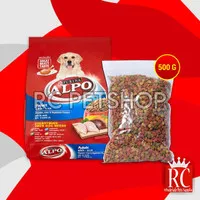 Alpo Makanan Anjing Dog Food/ Dry food Repacking 500 Gram Non Pedigree