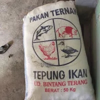 tepung ikan untuk pakan ternak, pelet ikan, protein tinggi 50% 1 kg