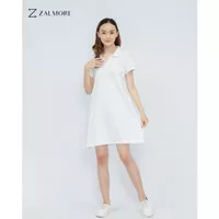 Zalmore Basic Polo Dress Premium Cotton
