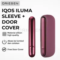 Driesen IQOS Iluma Case Silicone Silikon Sleeve dengan Door Cover
