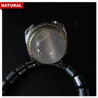 MOONSTONE CEYLON CAT EYE - CINCIN BATU PERMATA NATURAL