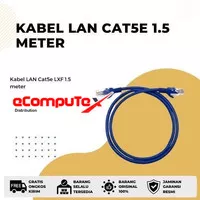 KABEL LAN UTP RJ45 CAT5e 1.5M / CABLE LAN 1.5 METER ETHERNET NETWORK