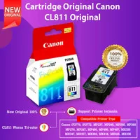 Cartridge Tinta Canon CL811 PG810 Black Color 811 iP2770 Original ori