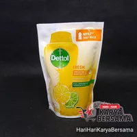 DETTOL ANTISEPTIC BODY WASH FRESH REFILL POUCH 250ML