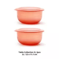 Tupperware Table Collection 2 L Wadah Saji 2pcs [A08]