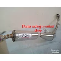 Knalpot Standar Racing Satria 2t 2tak Hiu Lumba Ru Full Stenlis Pdk Th