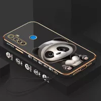 Softcase Realme 2 3 5 6 Pro 5i 5S 6 6i panda lucu Casing hp