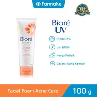 Biore Skin Caring Facial Foam Acne Care 100 gr - Sabun Muka Berjerawat