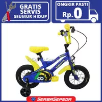 Sepeda Anak 12 Inci Wimcycle Bugsy Boys