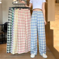 Loose Pants Wanita TG1688 Kotak Kotak Import Kulot Style Korean