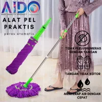 Alat Pel Lantai Peras Otomatis -alat pel magic Twist Mop Alat Pel