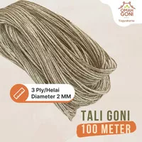 Tali Goni 3 Ply 100 Meter - Tali Rami 2 MM - Tali Souvenir