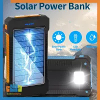 Power Bank Tenaga Surya Solar Power LED Light USB PS-P401