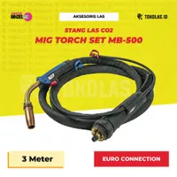 Stang Las / Torch CO2 MIG ABICOR BINZEL MB-500 (Euro Connection) ORI