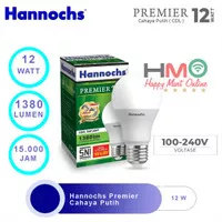 Lampu LED Hannochs Premier 12 Watt Cahaya Putih 6500 K Cool Day Light