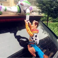 25-45Cm New Funny 3D Toy Story Sherif Woody And Buzz Car Doll Outside