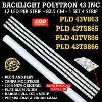 BACKLIGHT TV LED POLYTRON 43 INC PLD43V863 PLD43TV866 PLD43TS866 PLD43