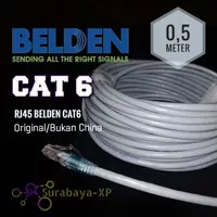 Kabel LAN UTP 0,5 Meter CAT6 Belden 0,5M 0,5 M RJ45 CAT 6 0.5 Meter