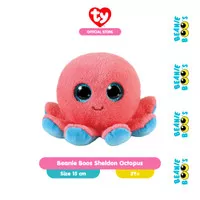 TY Beanie Boos Sheldon Octopus - Boneka Gurita