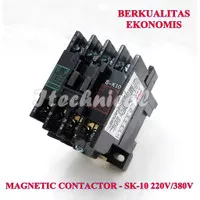 MAGNETIC CONTACTOR SK-10 220V 380V AC KONTAKTOR SK 10 220VAC 380 VAC