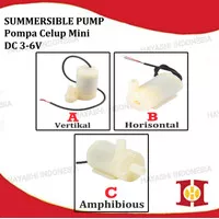 Pompa Air Celup Mini Micro Summersible Water Pump DC Arduino 3-6V Volt