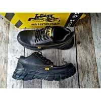 Original!!! Sepatu Safety Boots Caterpillar Pendek Kerja Pabrik Kantor