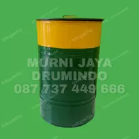 Tong Sampah / Drum Sampah / Drum Besi Bekas Plus Tutup 50 Liter