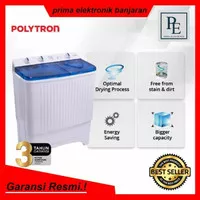 Mesin cuci POLYTRON Primadona Samba 2 tabung 7Kg PWM 701B