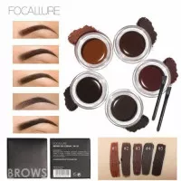 FOCALLURE FOKALURE EYEBROW ALIS POMADE CREAMY GEL WATERPROOF FREE KUAS