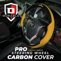 Peugeot 206 308 107 207 Cover Stir Sarung Setir Carbon Durable Groovy