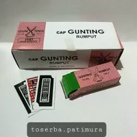 ORIGINAL 1 Box Kartu Ceki / Lintrik hijau cap Gunting Rumput (isi 10