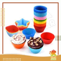 NA Cetakan Kue Muffin Cupcake Silikon / Sekat Bekal Anak / Partisi