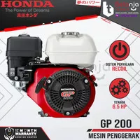 Honda Mesin Penggerak GP 200 Jialing 6.5 HP Bensin Serbaguna GP200