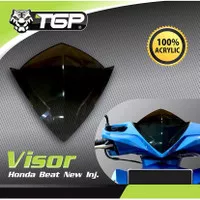 WINDSHIELD VISOR BEAT FI 2013 2014 AKSESORIS AKSESORI VISOR TGP HITAM