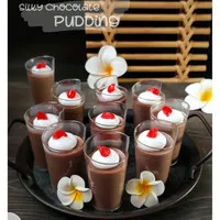 Shooter Dessert Glass Ulir isi 10pcs Gelas Puding Plastik Cup Puding