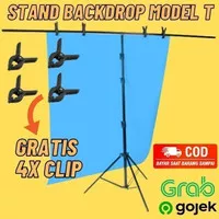 Stand Tiang Background Backdrop Fotografi Green Screen Photography