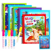 Magic Water Coloring Book Mainan Edukasi Anak Buku Mewarnai Spidol Air