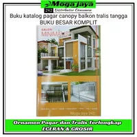 buku katalog tralis katalog pagar canopy desain MINIMALIS Buku besar