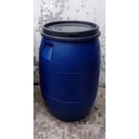 KRZ-230 Tempat sampah,tong air biru/drum plastik biru ukuran 60liter