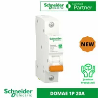 MCB 1 Phase 20 Ampere 1p 20a 1pole Schneider Domae Baru 6kA ORI SNI