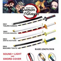 Mainan Pedang Nichirin Blade Pedang Pedangan Demon Slayer LIGHT SOUND