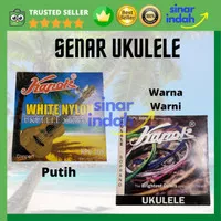 Senar Gitar Ukulele Warna Putih Kualitas Premium Import Merek Kapok