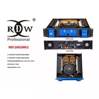 Power Amplifier RDW NR 12002 MK3 NR12002 NR12002MK3 Class H 2 channel