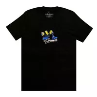Someone Tshirt Glow In The Dark "Scooter Minions" 303D Black